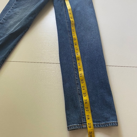 FRAME Women's Le Garcon Boyfriend Mid Rise Jeans Othello Wash Sz 32 - Picture 15 of 16